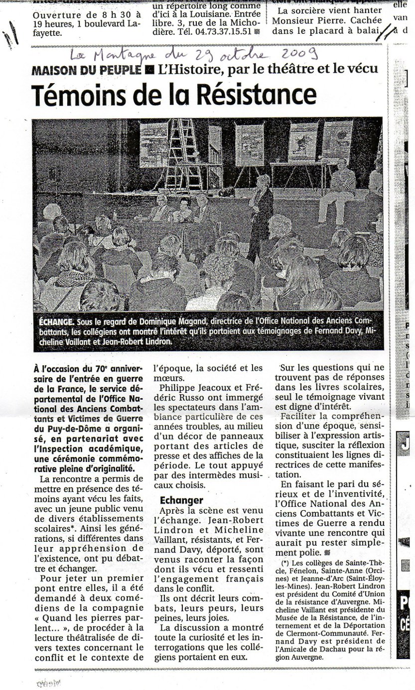 Quand les pierres parlent